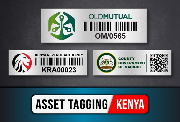 Aluminium Asset Tags, barcode asset tags in Kenya