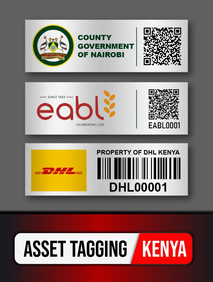 ALUMINIUM ANODIZED ASSET TAGS WITH ACETONE ACTIVATED ADHESIVE IN KENYA