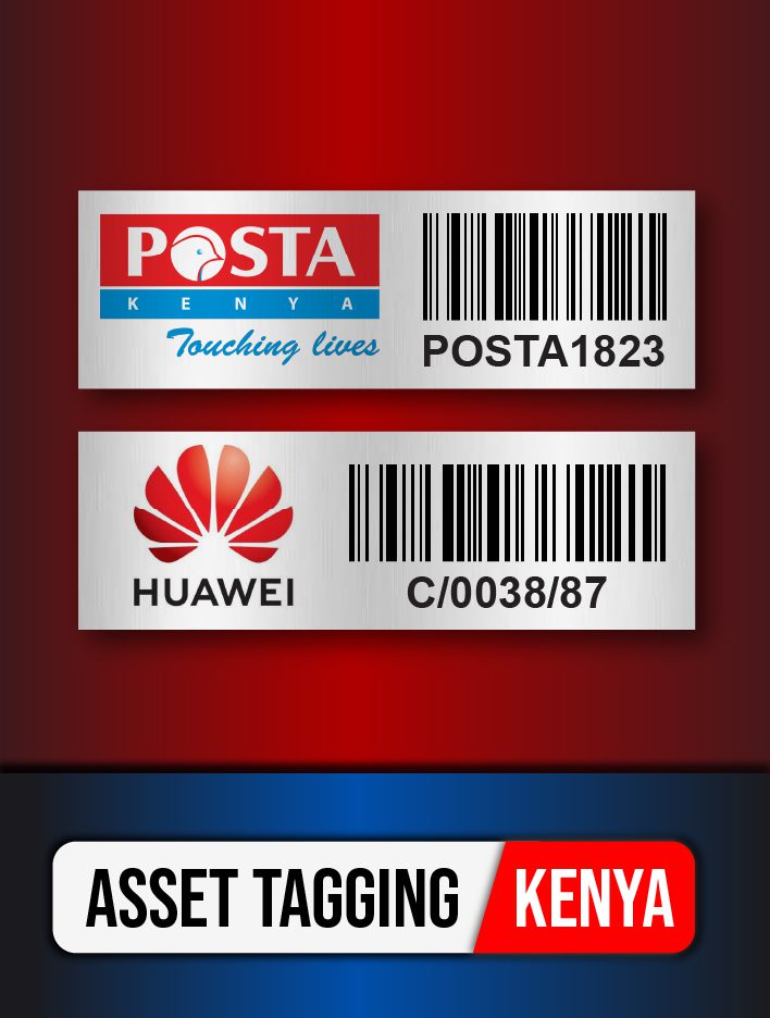 aluminium barcode asset tags in Kenya